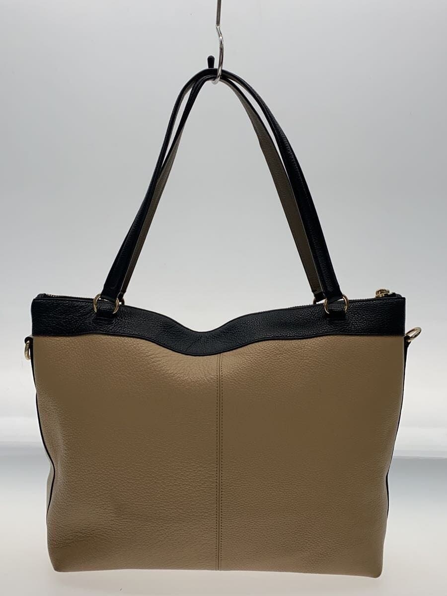 COACH Tote Bag BEG Solid F57496 3