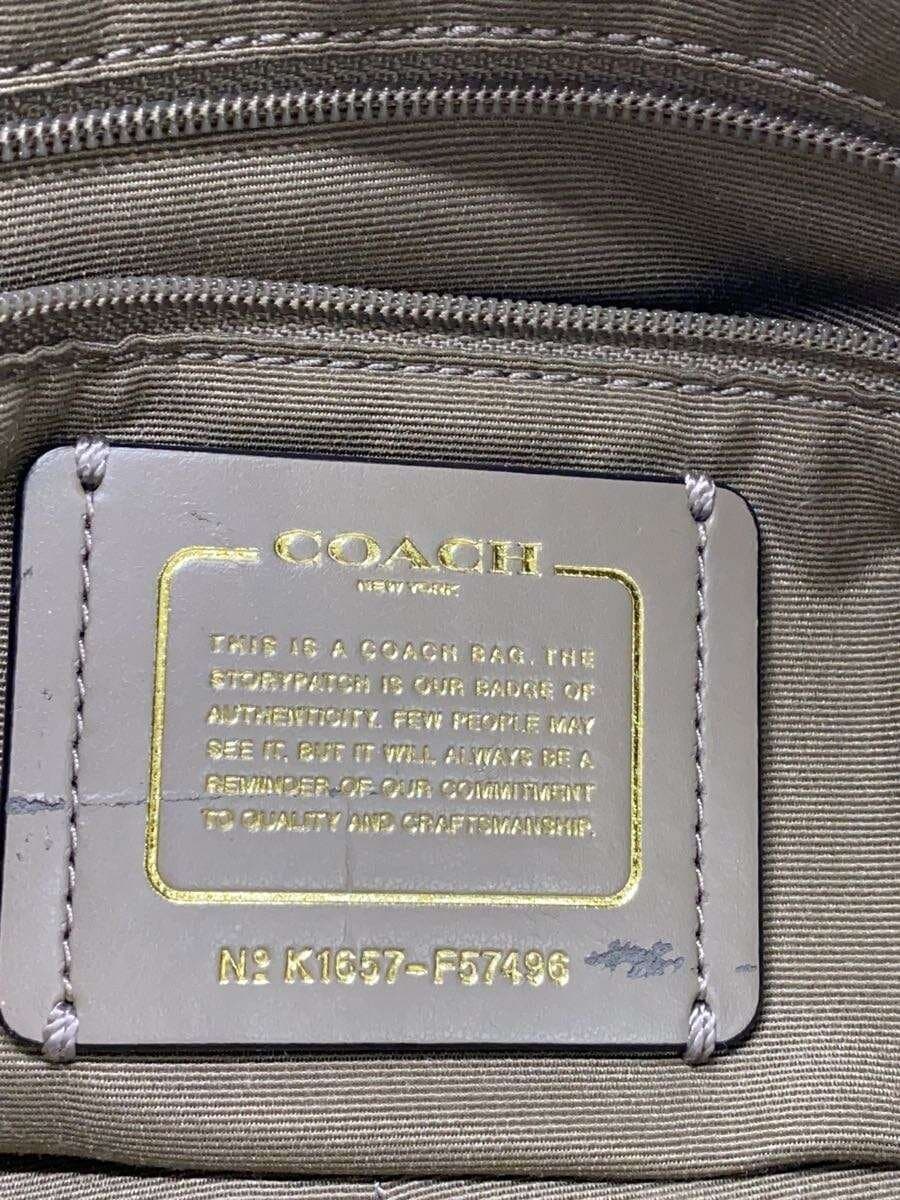 COACH Tote Bag BEG Solid F57496 5