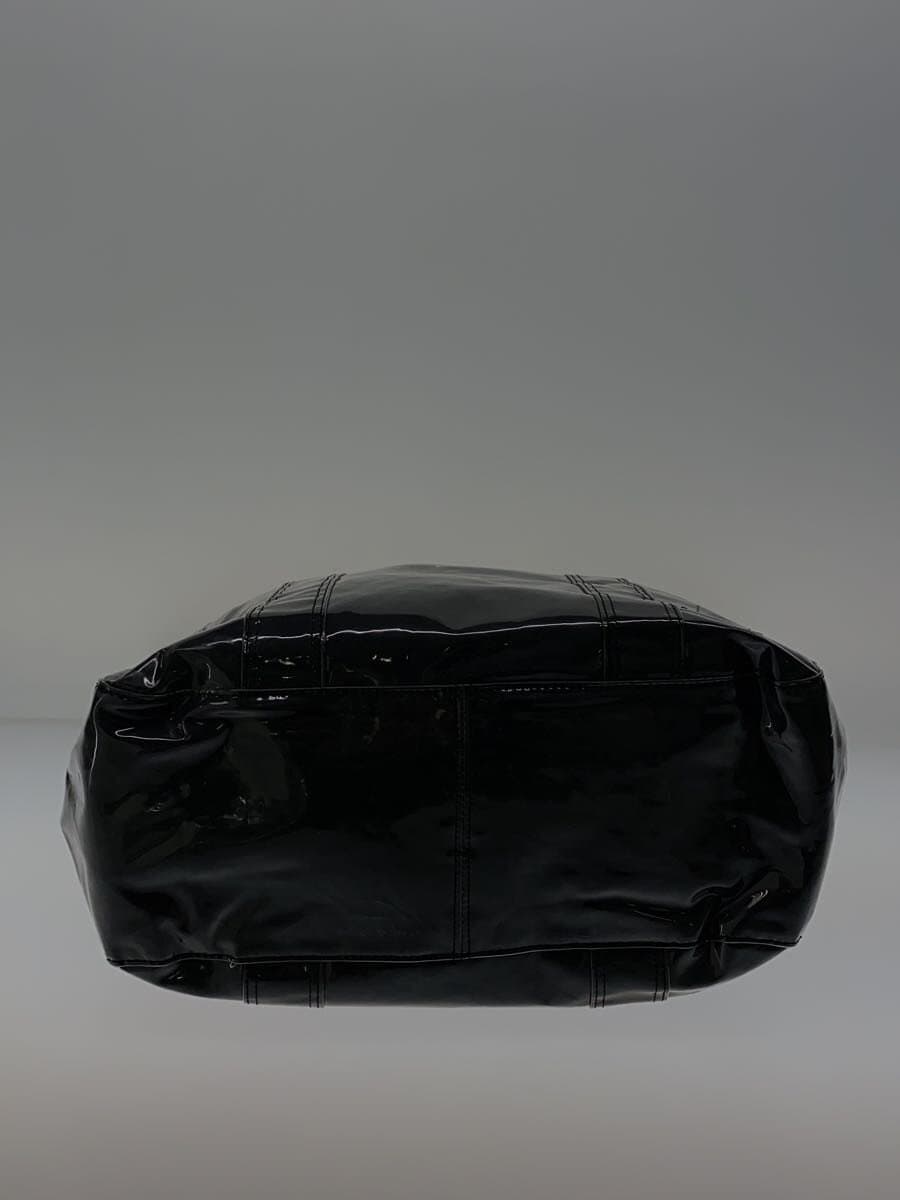 PORTER Tote Bag PVC BLK Solid With Scratches 4