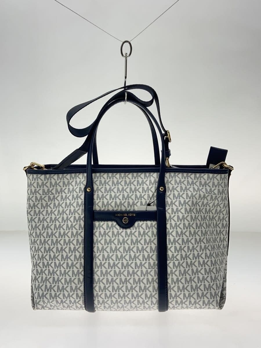 MICHAEL KORS Tote Bag NVY All Over Pattern 30T0GKNT1B