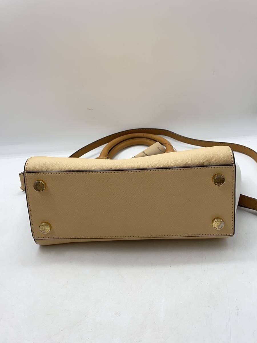 MICHAEL KORS Shoulder Bag Leather BEG AI-1501 4