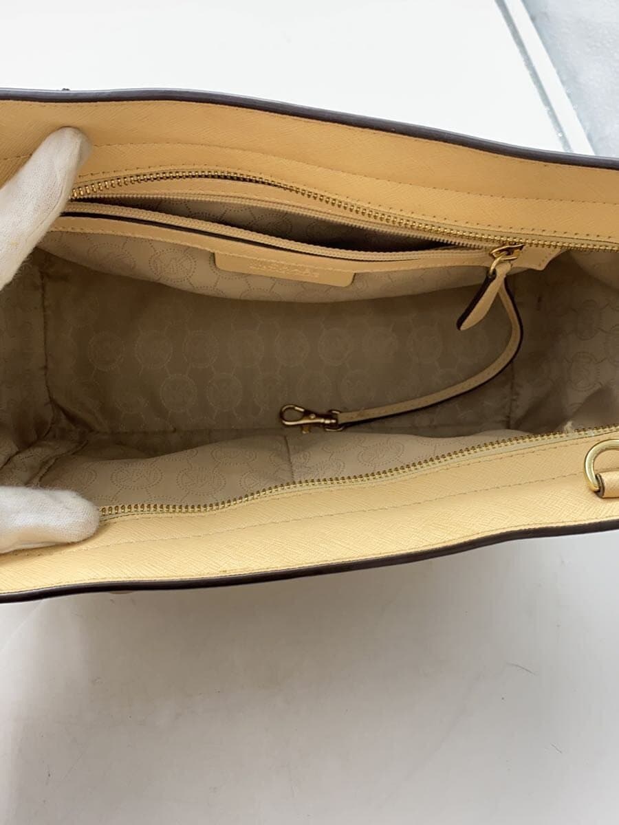 MICHAEL KORS Shoulder Bag Leather BEG AI-1501 6