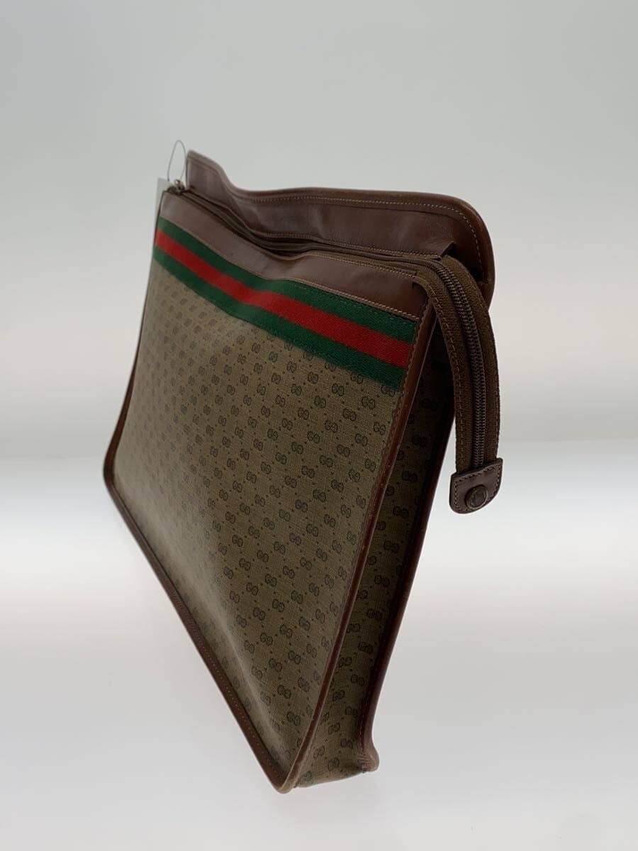 GUCCI bag leather BRW all-over pattern KHK017-115-4126 2