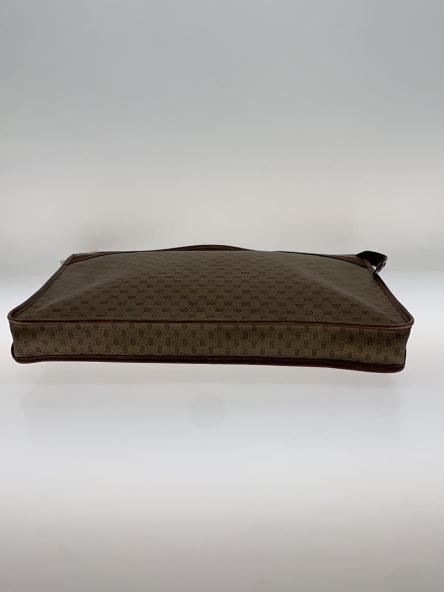 GUCCI bag leather BRW all-over pattern KHK017-115-4126 4