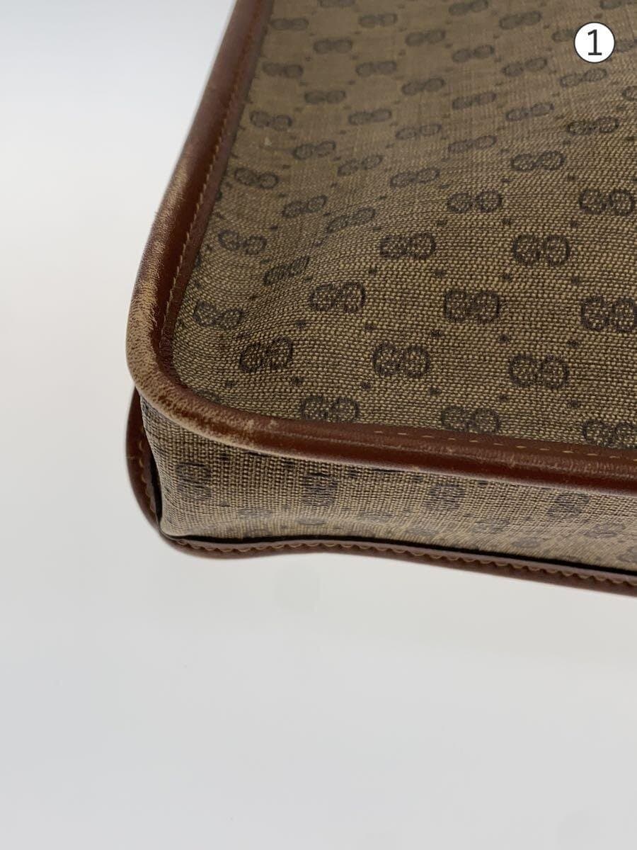 GUCCI bag leather BRW all-over pattern KHK017-115-4126 7