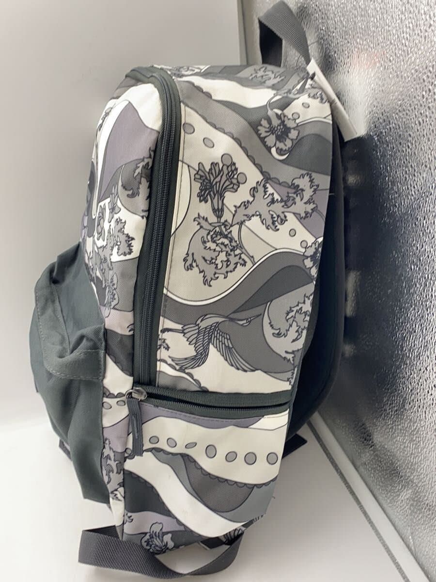 NIKE Backpack Polyester GRY All Over Pattern 2