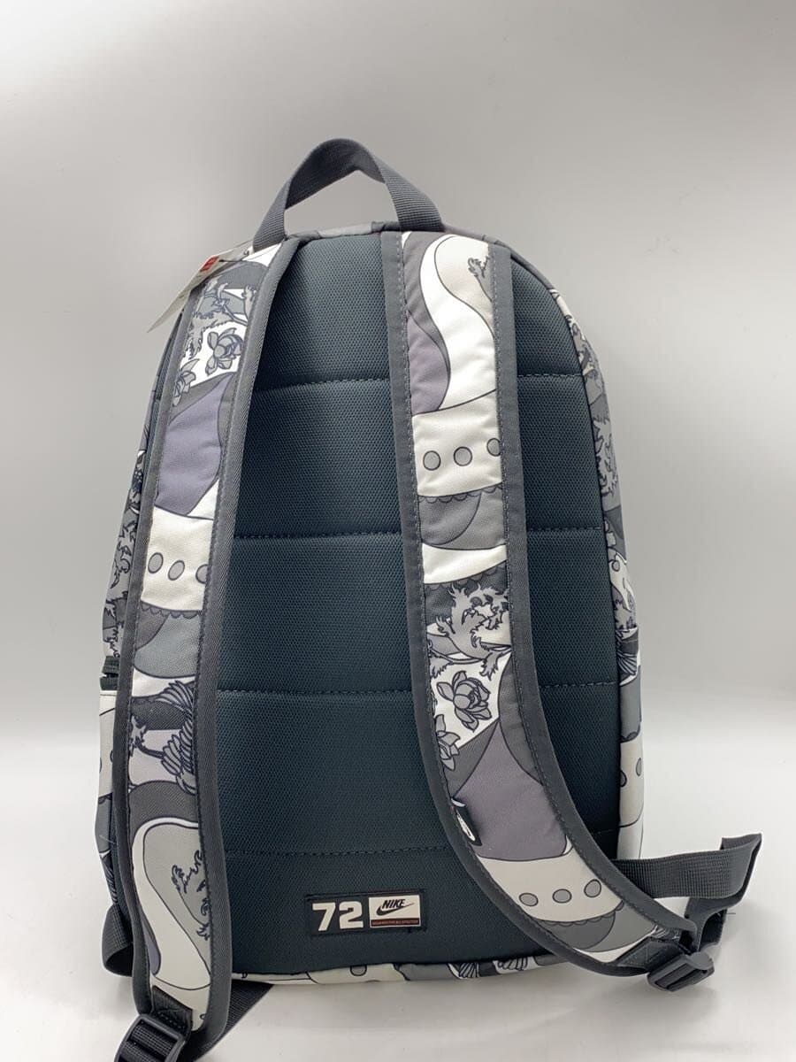 NIKE Backpack Polyester GRY All Over Pattern 3