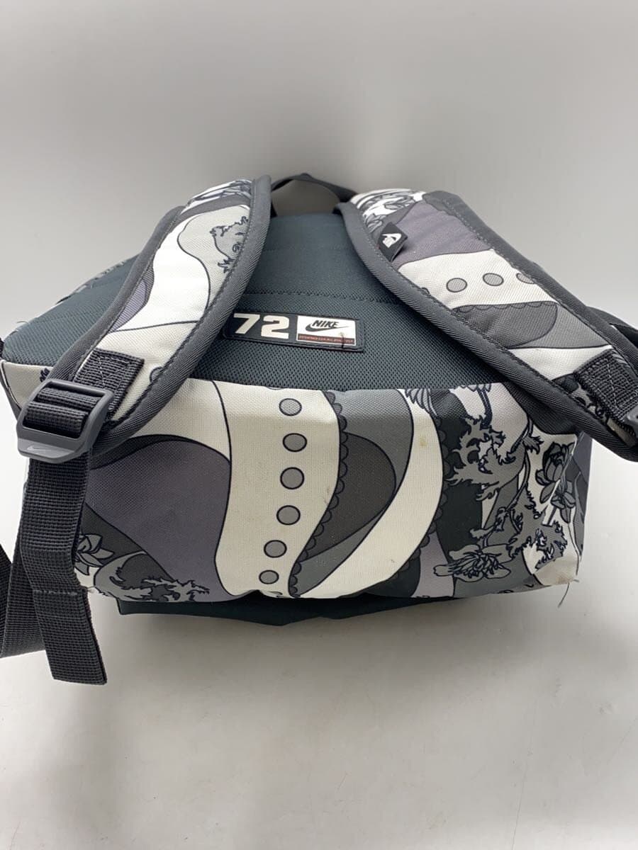 NIKE Backpack Polyester GRY All Over Pattern 4