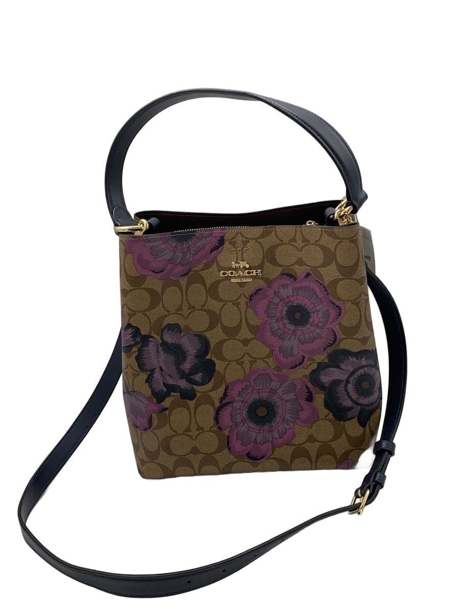 COACH Shoulder Bag Leather