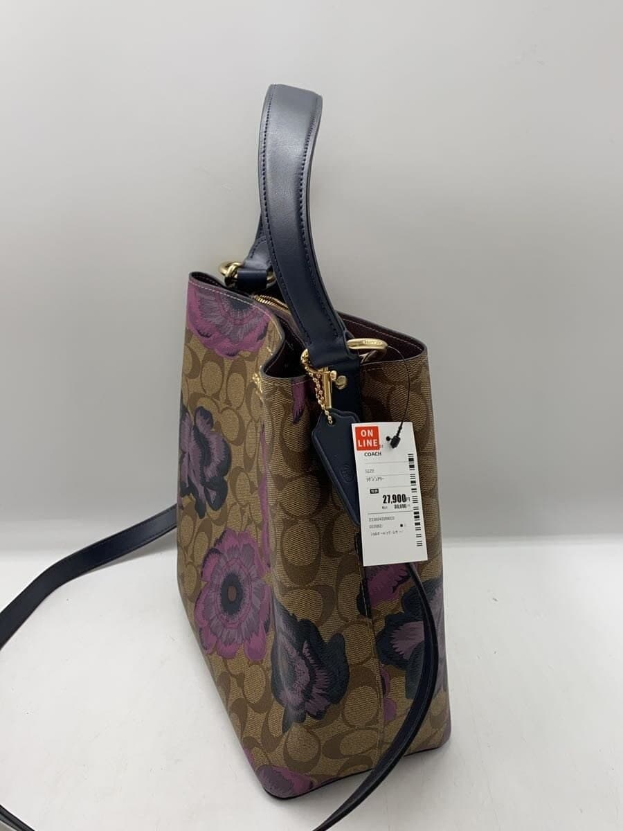 COACH Shoulder Bag Leather 2