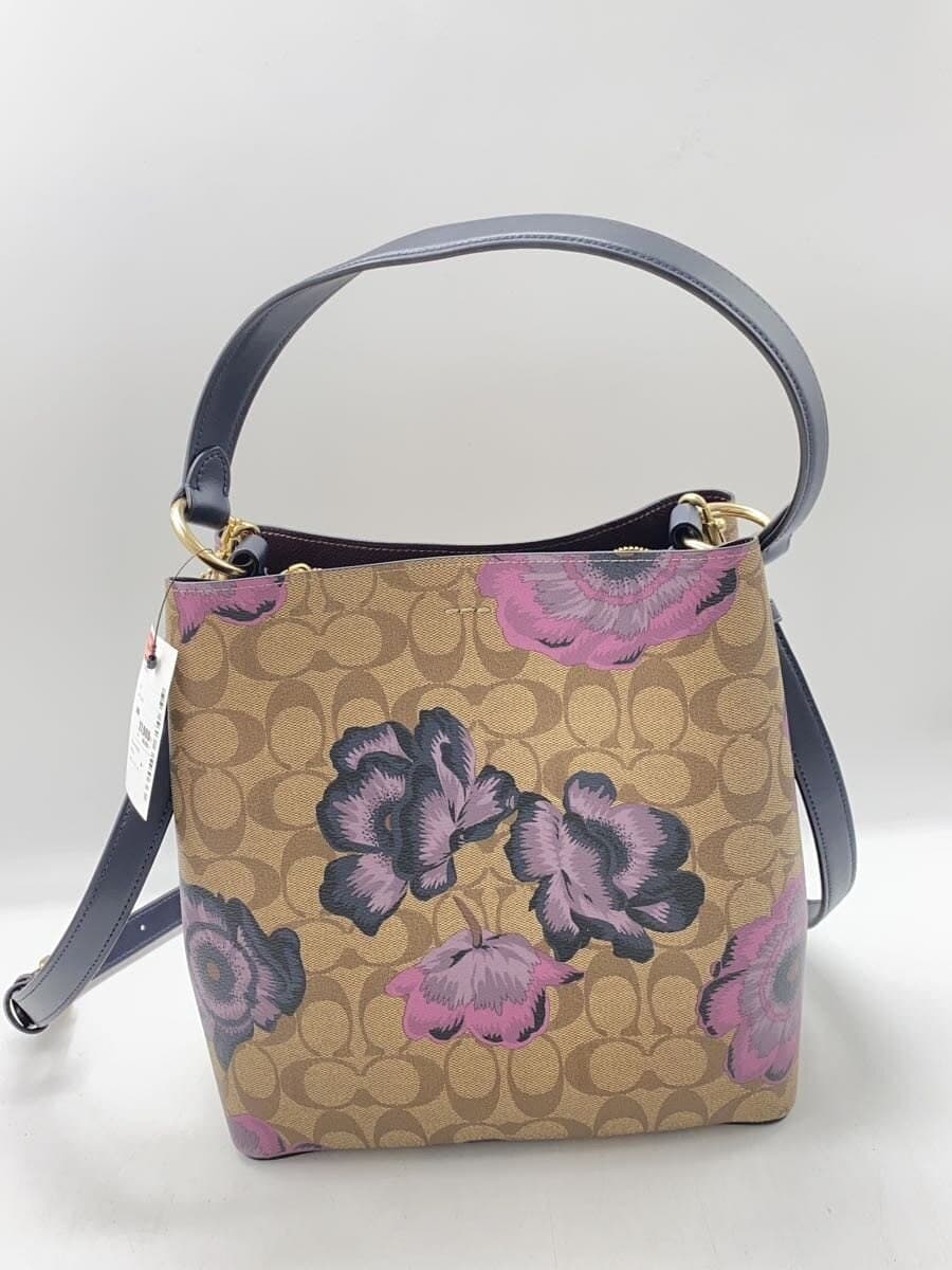 COACH Shoulder Bag Leather 3