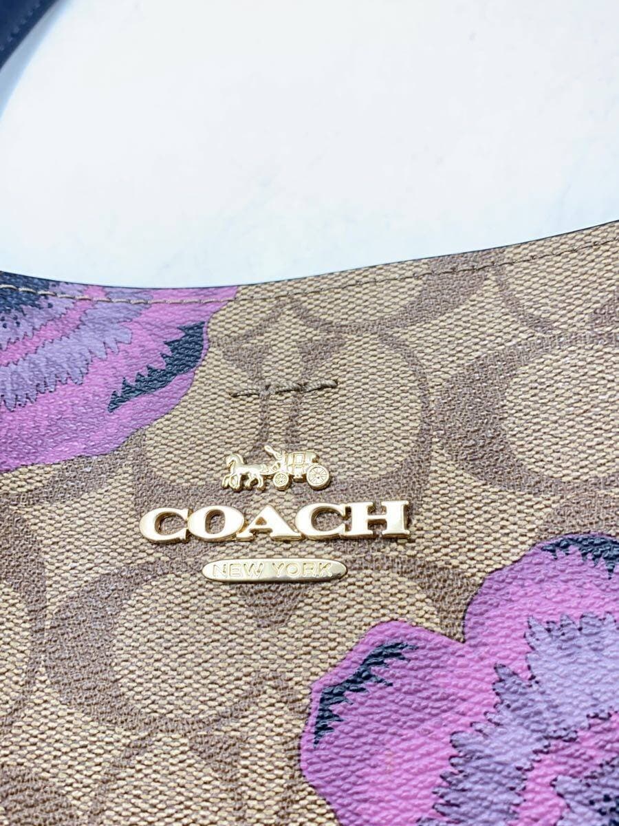 COACH Shoulder Bag Leather 5