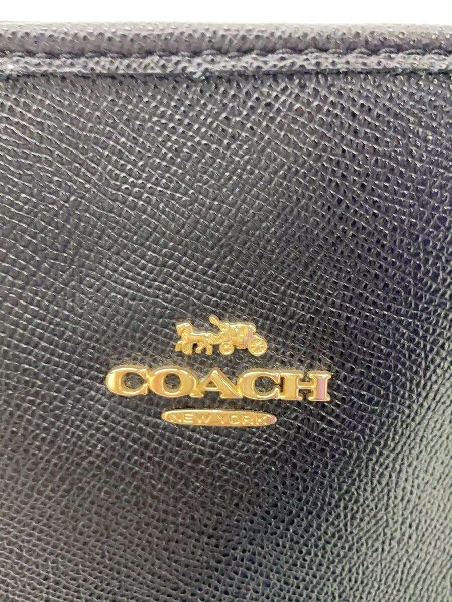 COACH Tote Bag Leather Black F58846 5