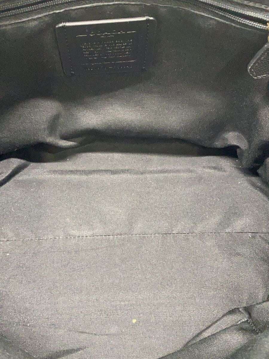 COACH Tote Bag Leather Black F58846 6