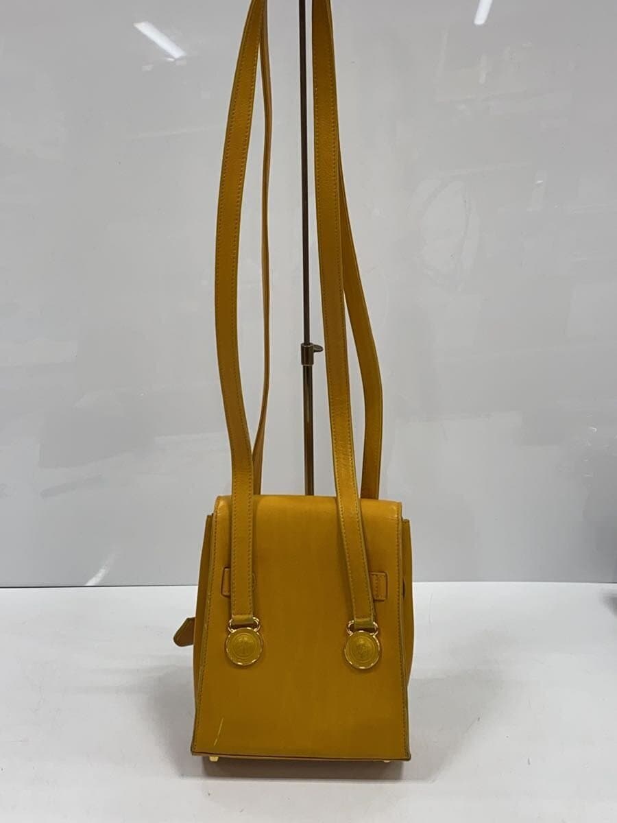GIANNI VERSACE Shoulder Bag Leather YLW 3