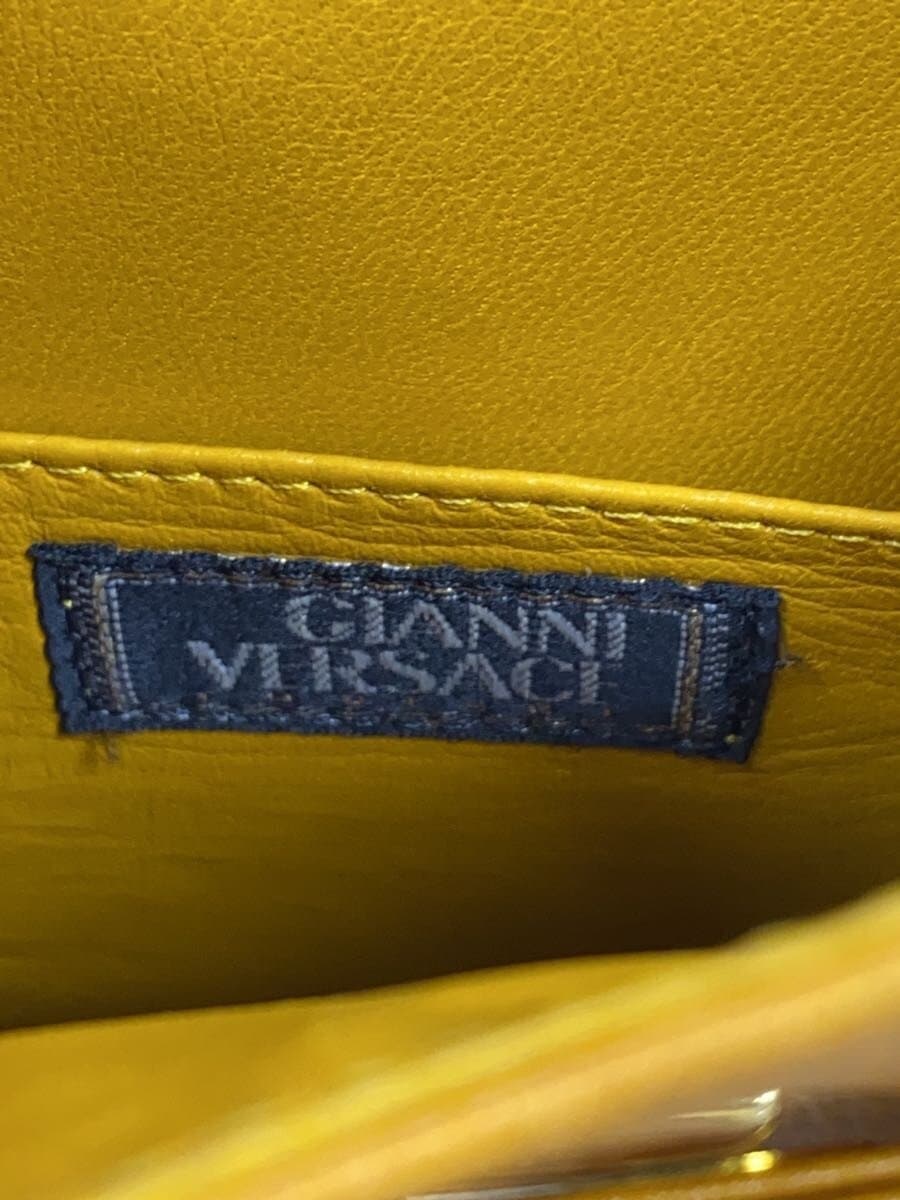 GIANNI VERSACE Shoulder Bag Leather YLW 5