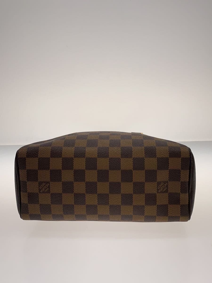 LOUIS VUITTON Triana _Damier Ebene Leather BRW 4