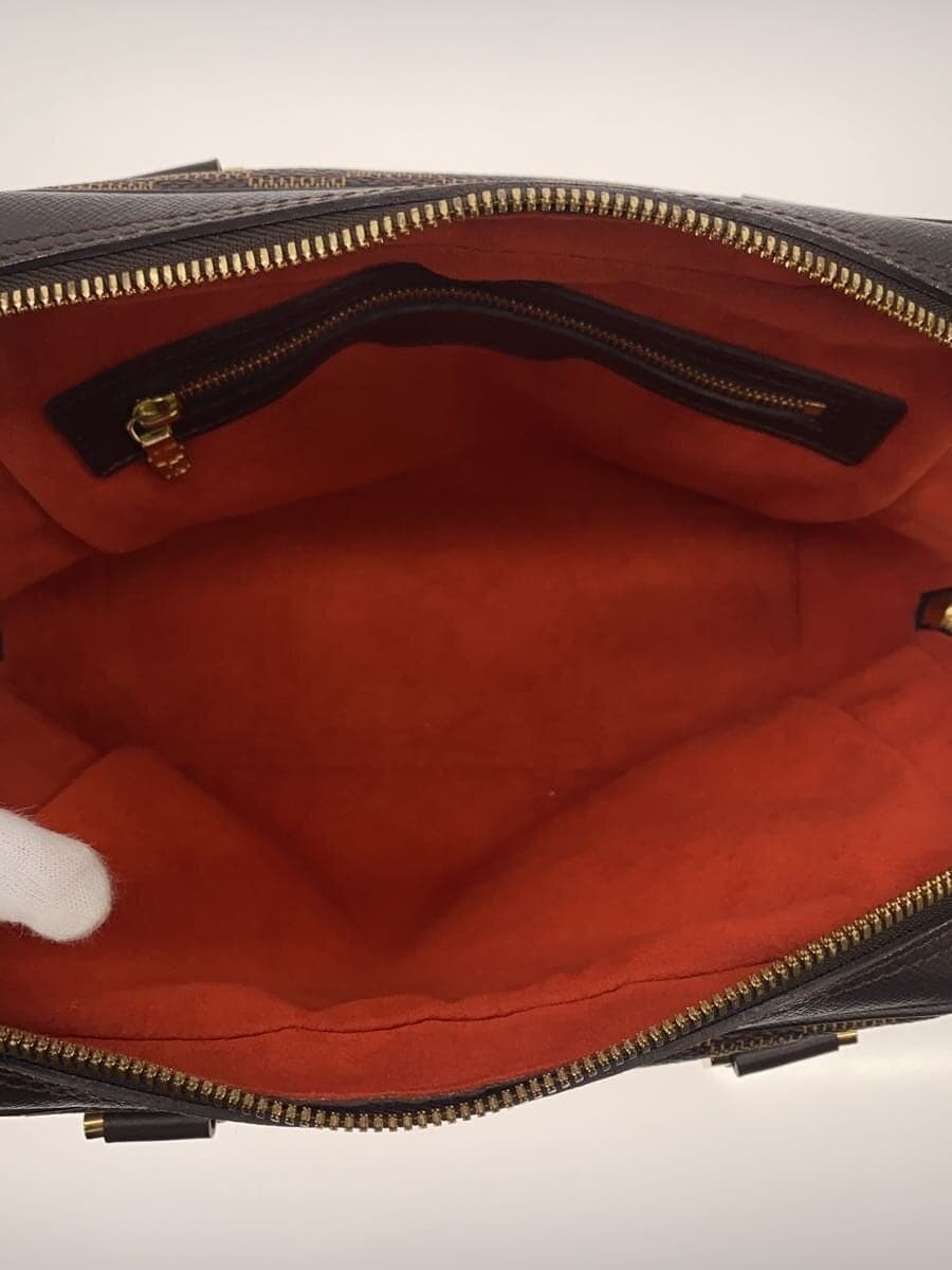 LOUIS VUITTON Triana _Damier Ebene Leather BRW 6