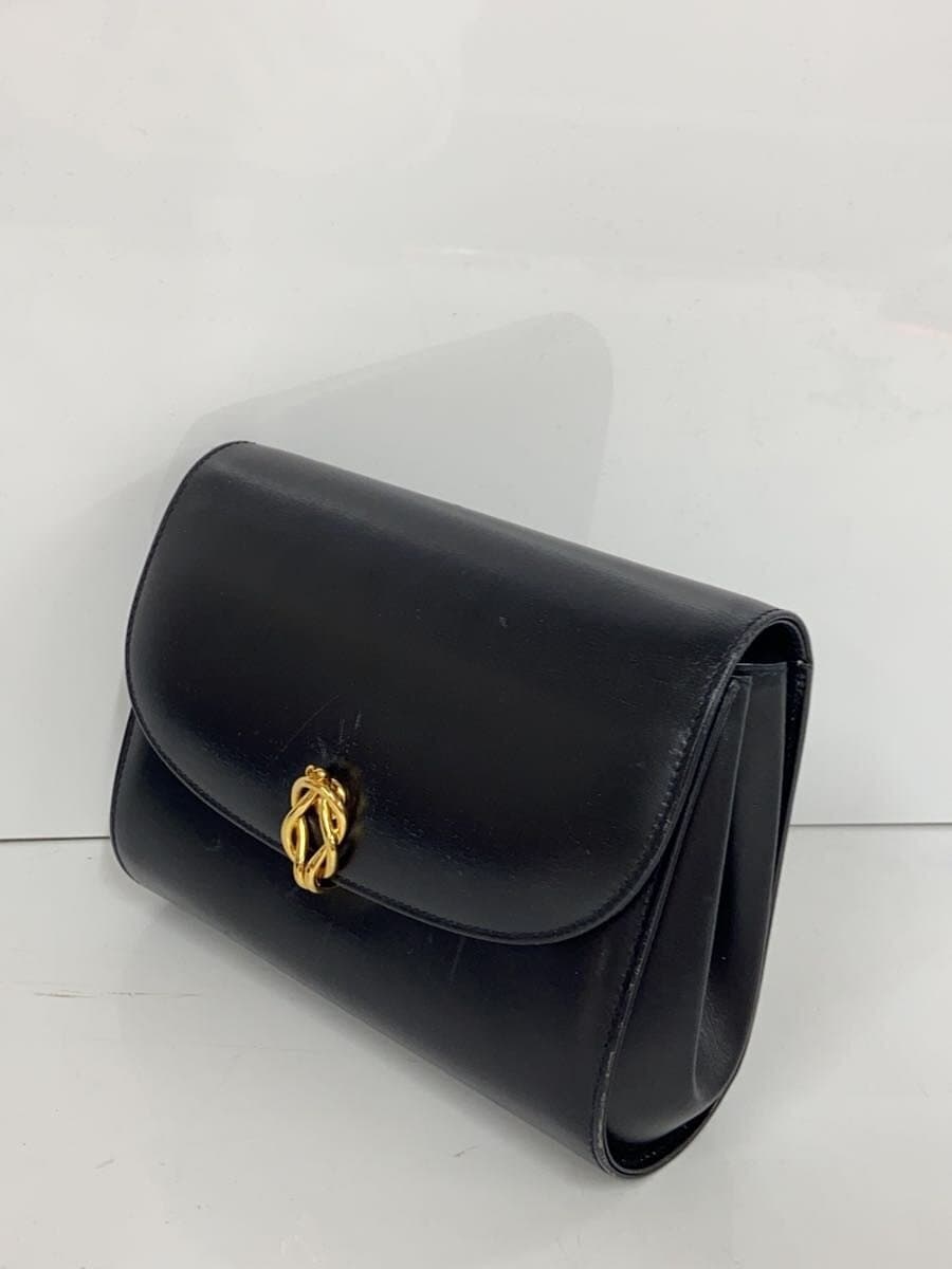 GUCCI Shoulder Bag Leather BLK All Do GUCCI 2
