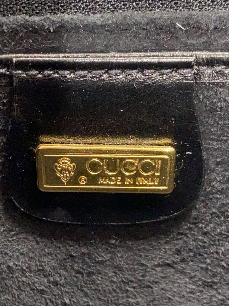 GUCCI Shoulder Bag Leather BLK All Do GUCCI 5