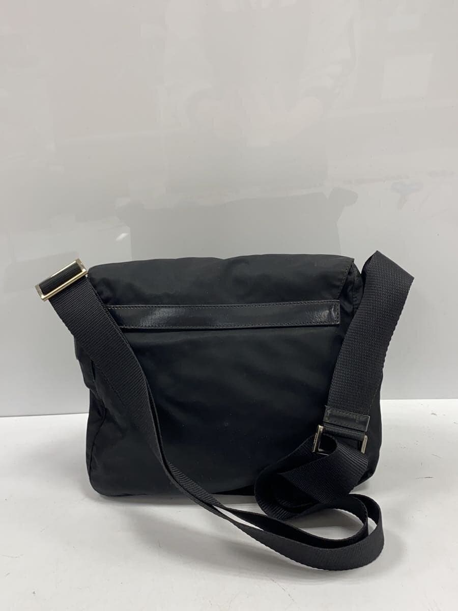 PRADA Shoulder Bag BLK Solid 3