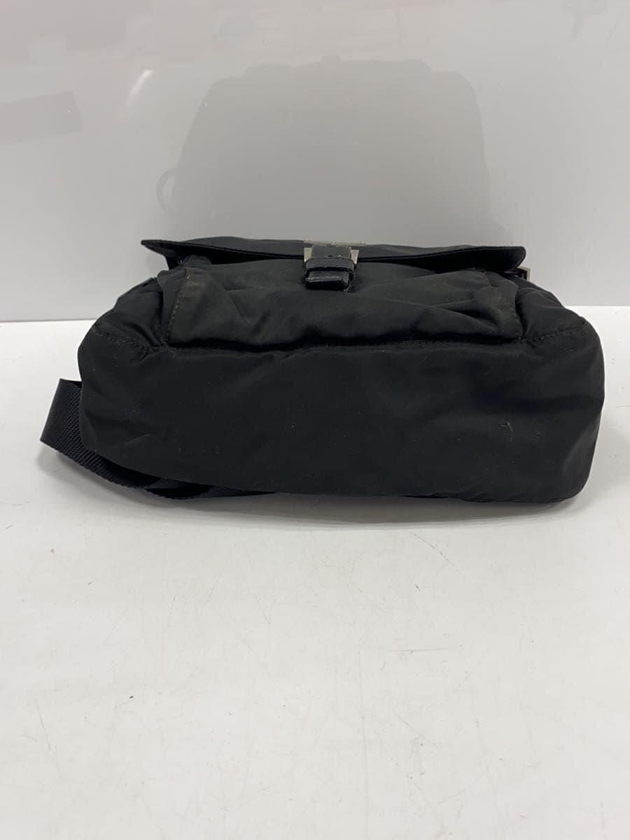 PRADA Shoulder Bag BLK Solid 4