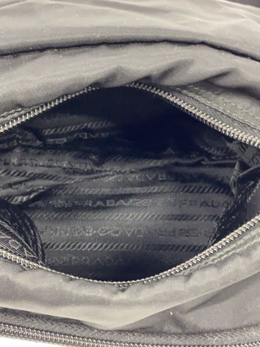 PRADA Shoulder Bag BLK Solid 6