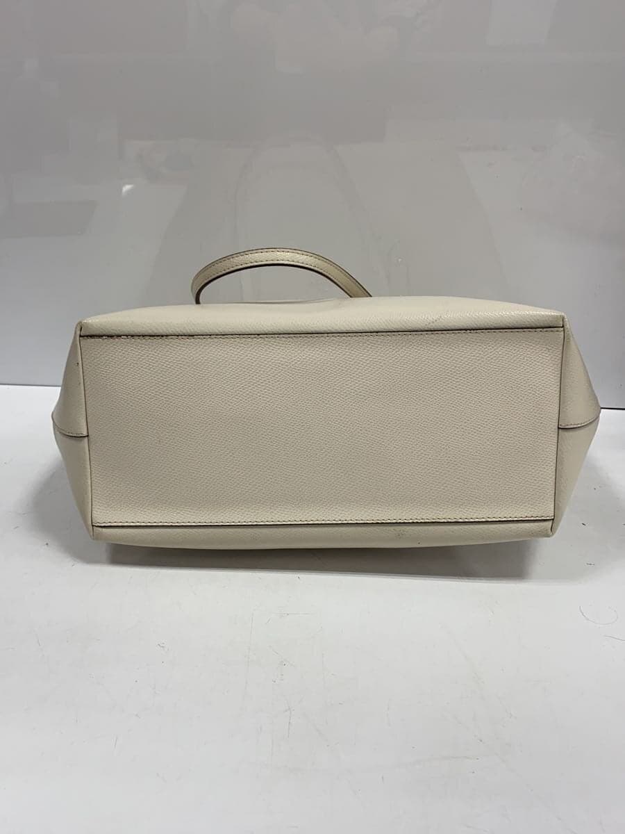 COACH Tote Bag Leather CRM 4
