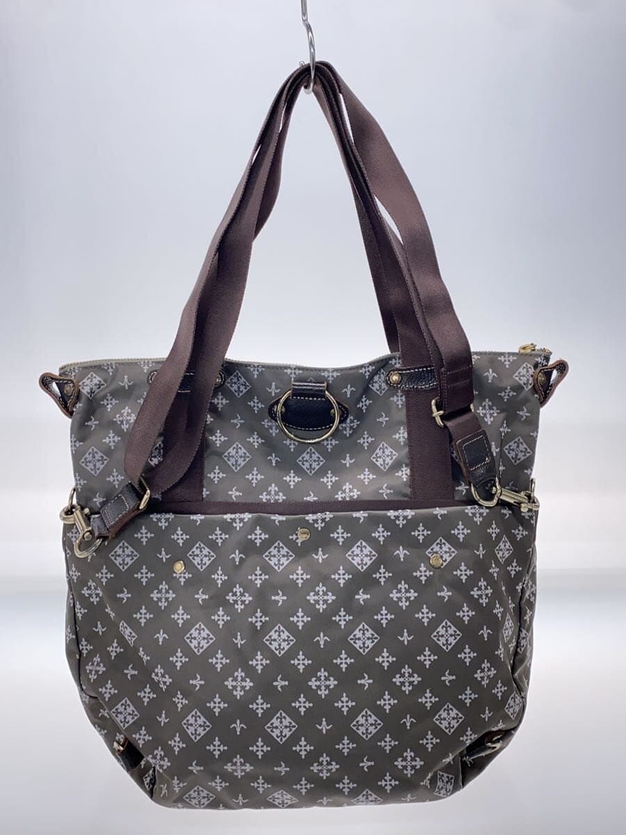 russet Shoulder Bag KHK All Over Pattern 3