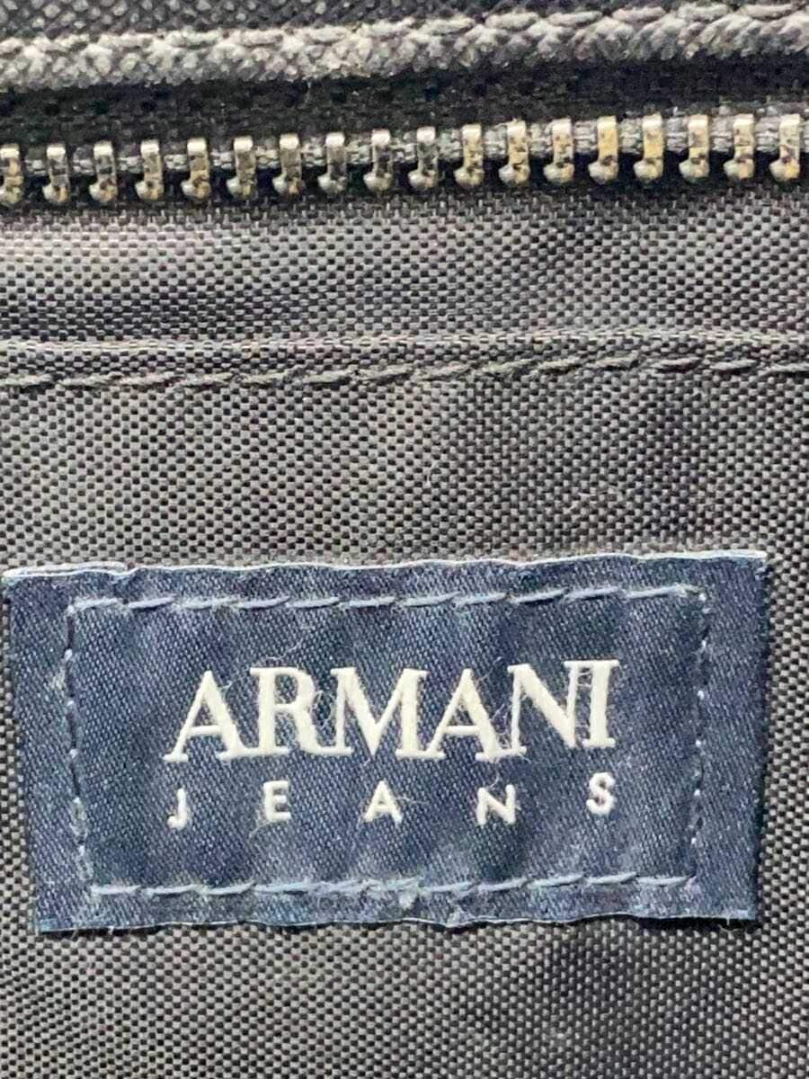 ARMANI JEANS Shoulder Bag Leather Black Plain CD991 932531 5