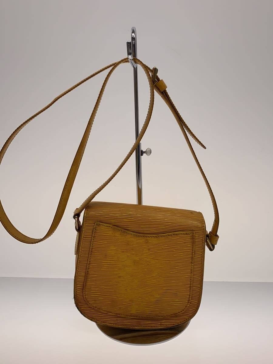 LOUIS VUITTON Tote Bag Leather YLW Solid M52219 3