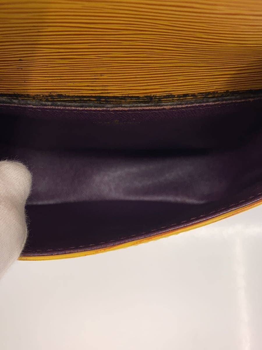 LOUIS VUITTON Tote Bag Leather YLW Solid M52219 6