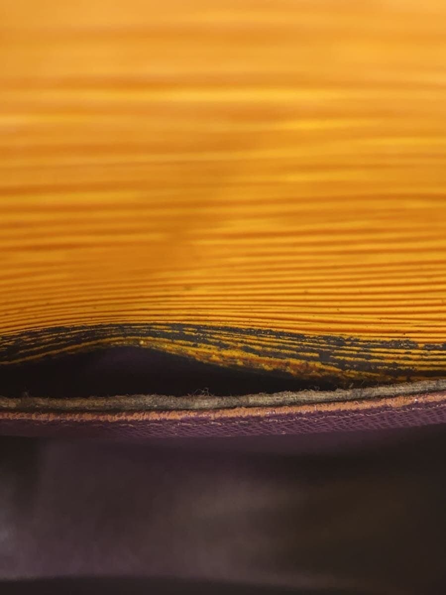 LOUIS VUITTON Tote Bag Leather YLW Solid M52219 7