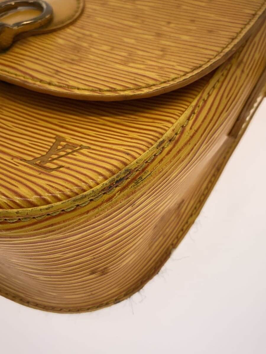 LOUIS VUITTON Tote Bag Leather YLW Solid M52219 8
