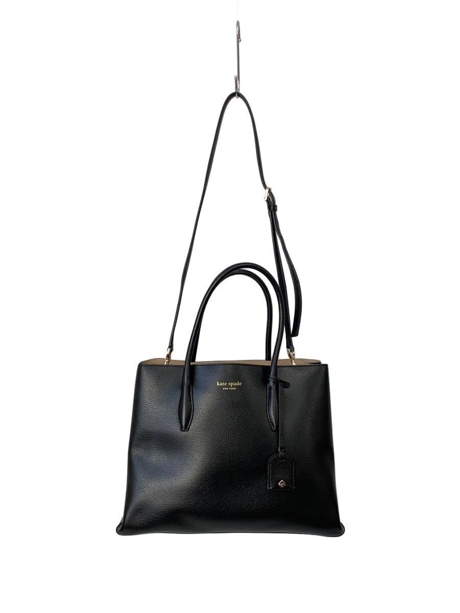 kate spade new york Handbag Cowhide BLK 7
