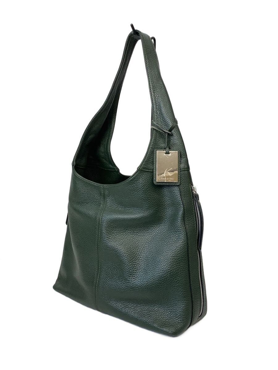 Kitamura Tote Bag Leather GRN Solid 2