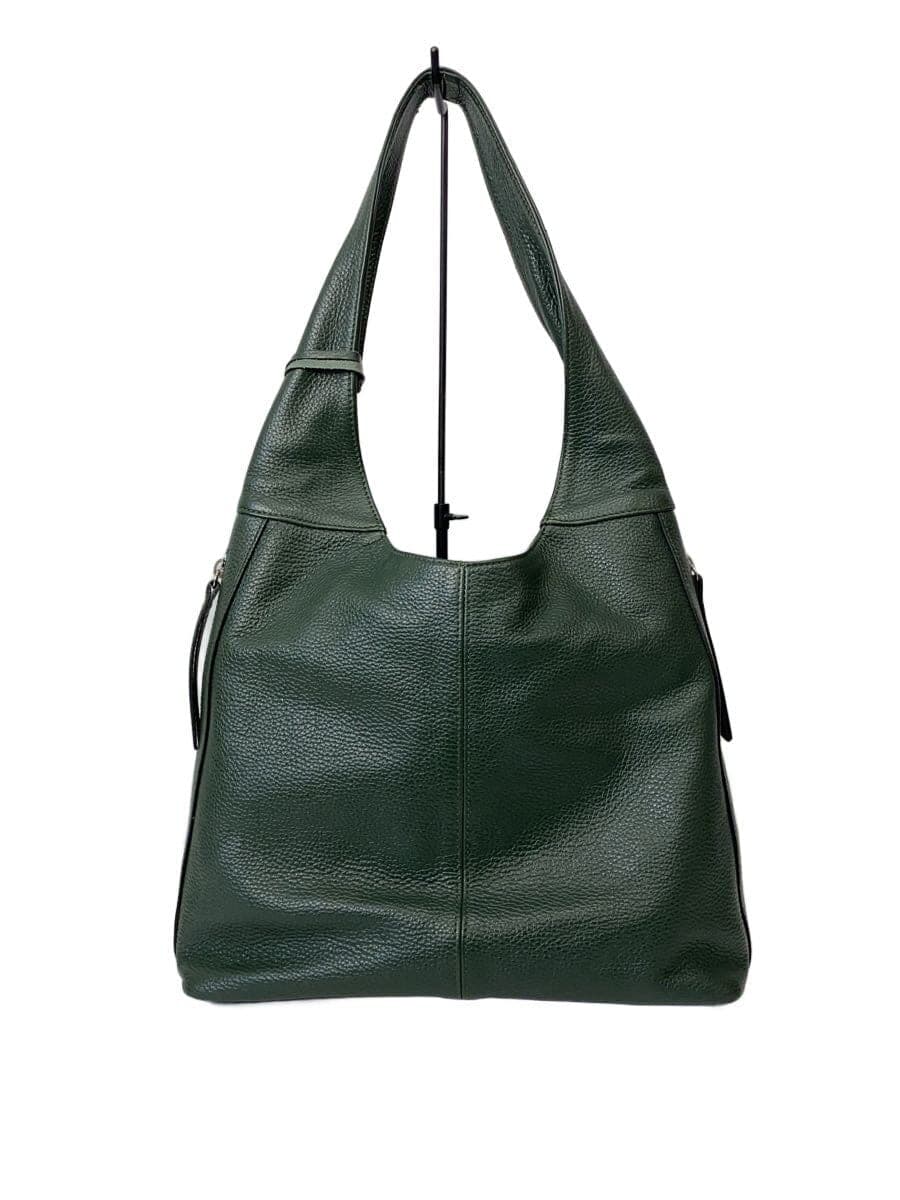 Kitamura Tote Bag Leather GRN Solid 3