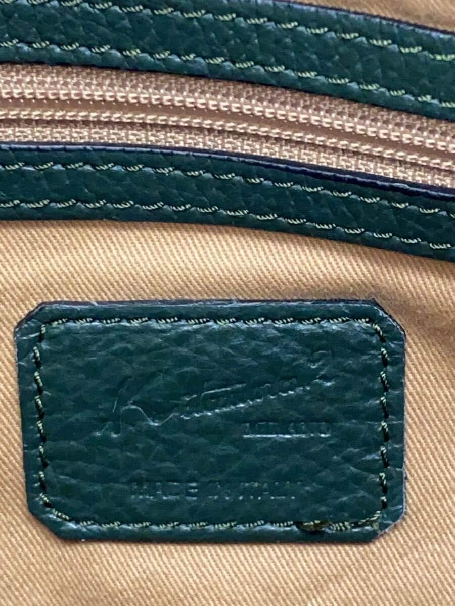 Kitamura Tote Bag Leather GRN Solid 5