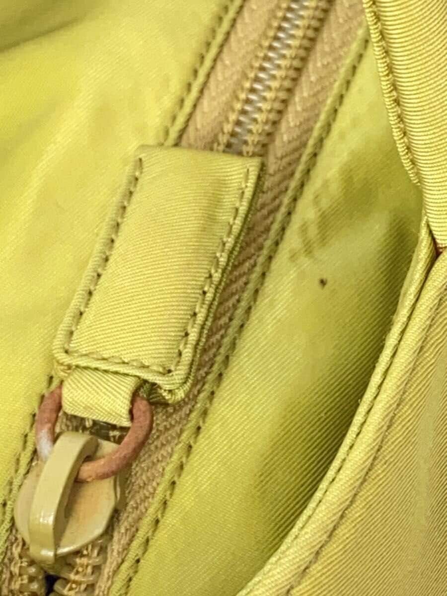 PRADA Handbag Nylon YLW 8