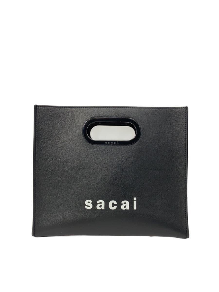 sacai Shoulder Bag Leather BLK