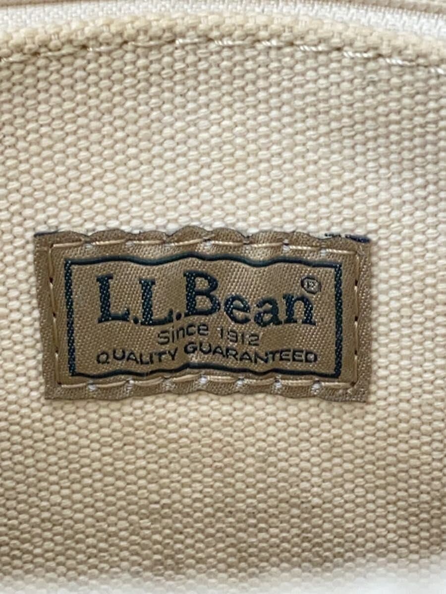 L.L.Bean Shoulder Bag Cotton WHT Camouflage 282340 5