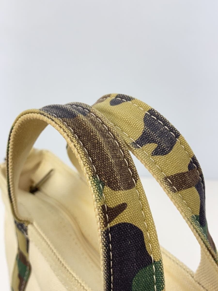 L.L.Bean Shoulder Bag Cotton WHT Camouflage 282340 9