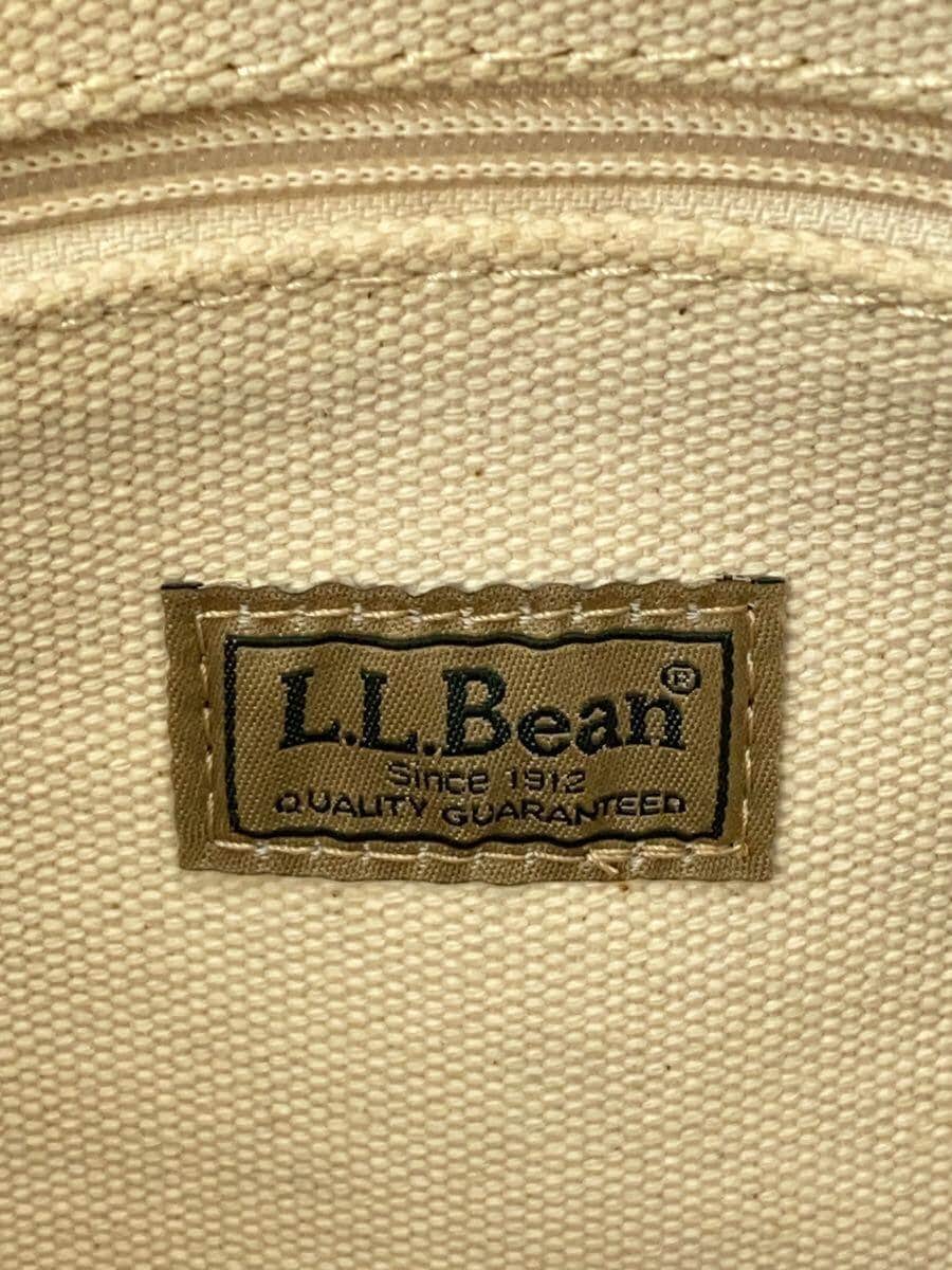L.L.Bean Tote Bag Cotton WHT Camouflage 282343 5