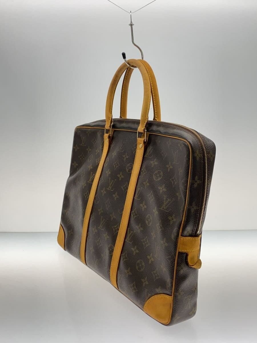 LOUIS VUITTON 2) Porte-Documents Voyage Monogram Canvas PVC BRW M40226 2