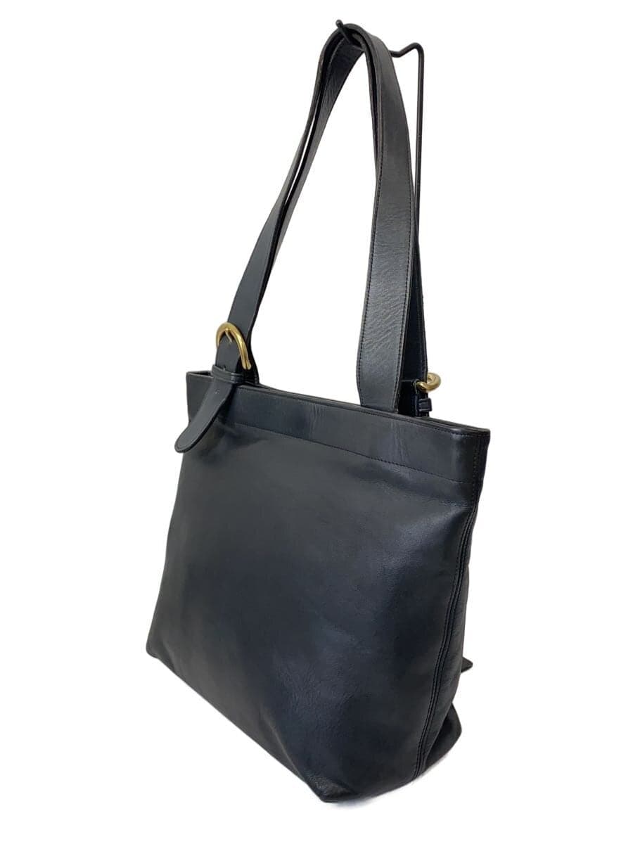 COACH handbag leather NVY B6M-4140 2