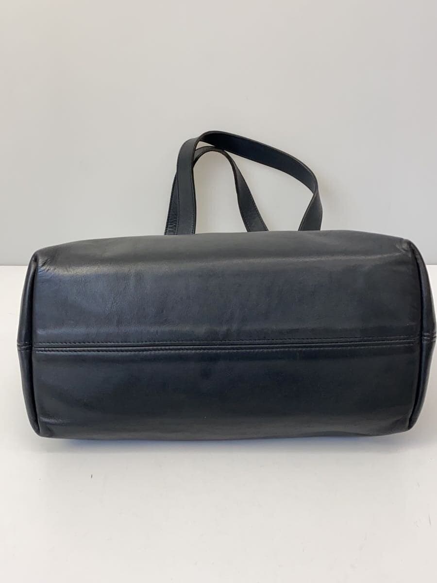 COACH handbag leather NVY B6M-4140 4