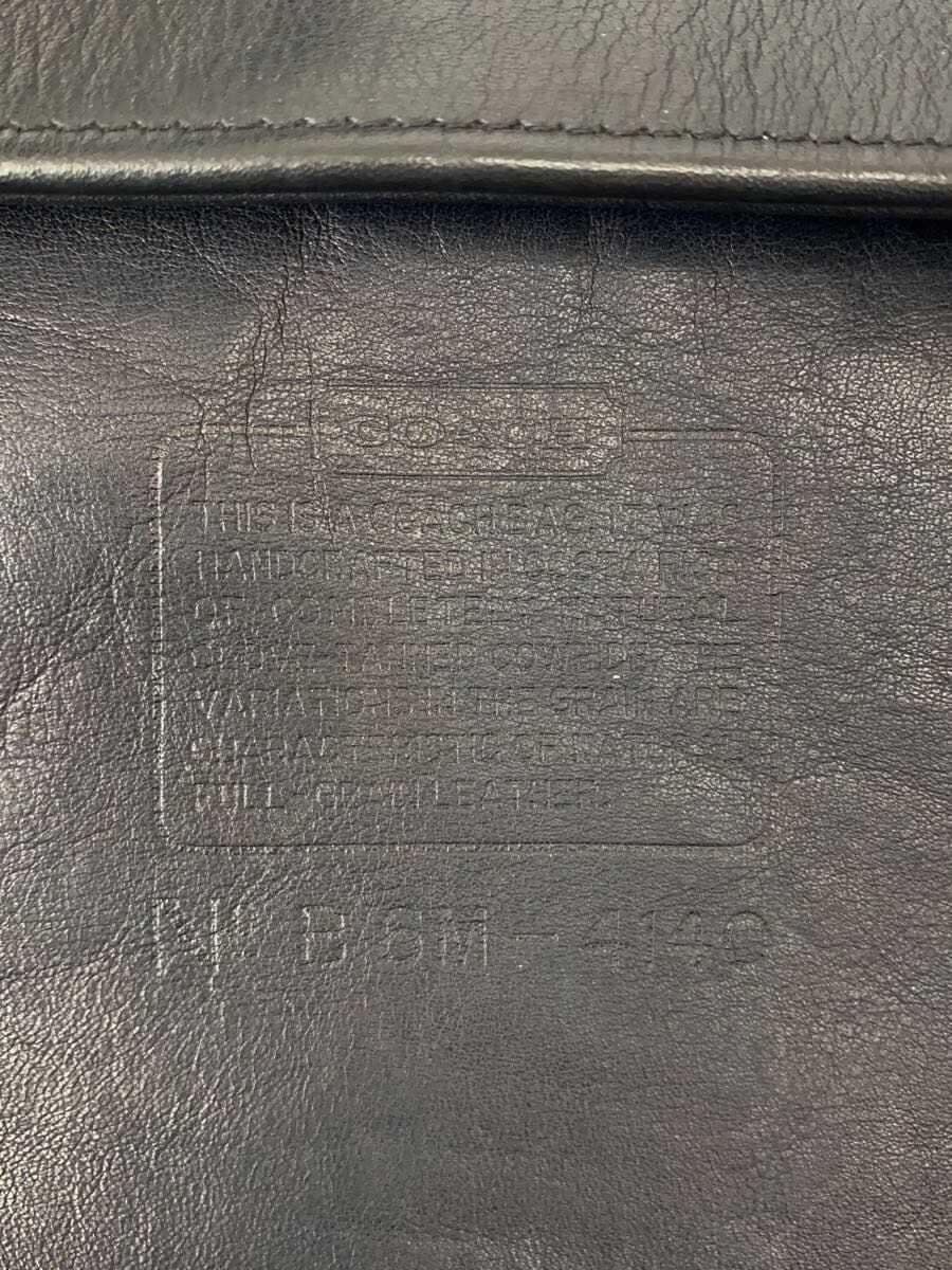 COACH handbag leather NVY B6M-4140 5