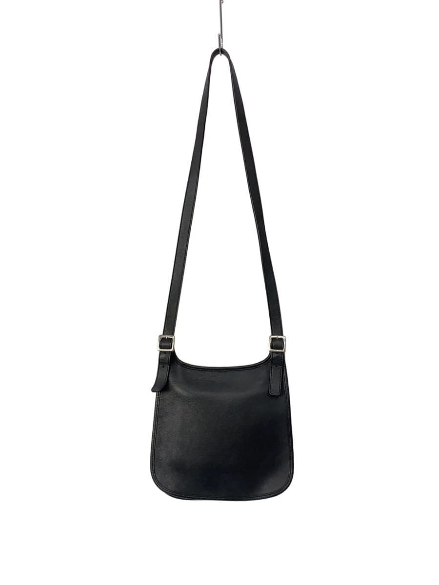 COACH Shoulder Bag Leather Black C03-9131