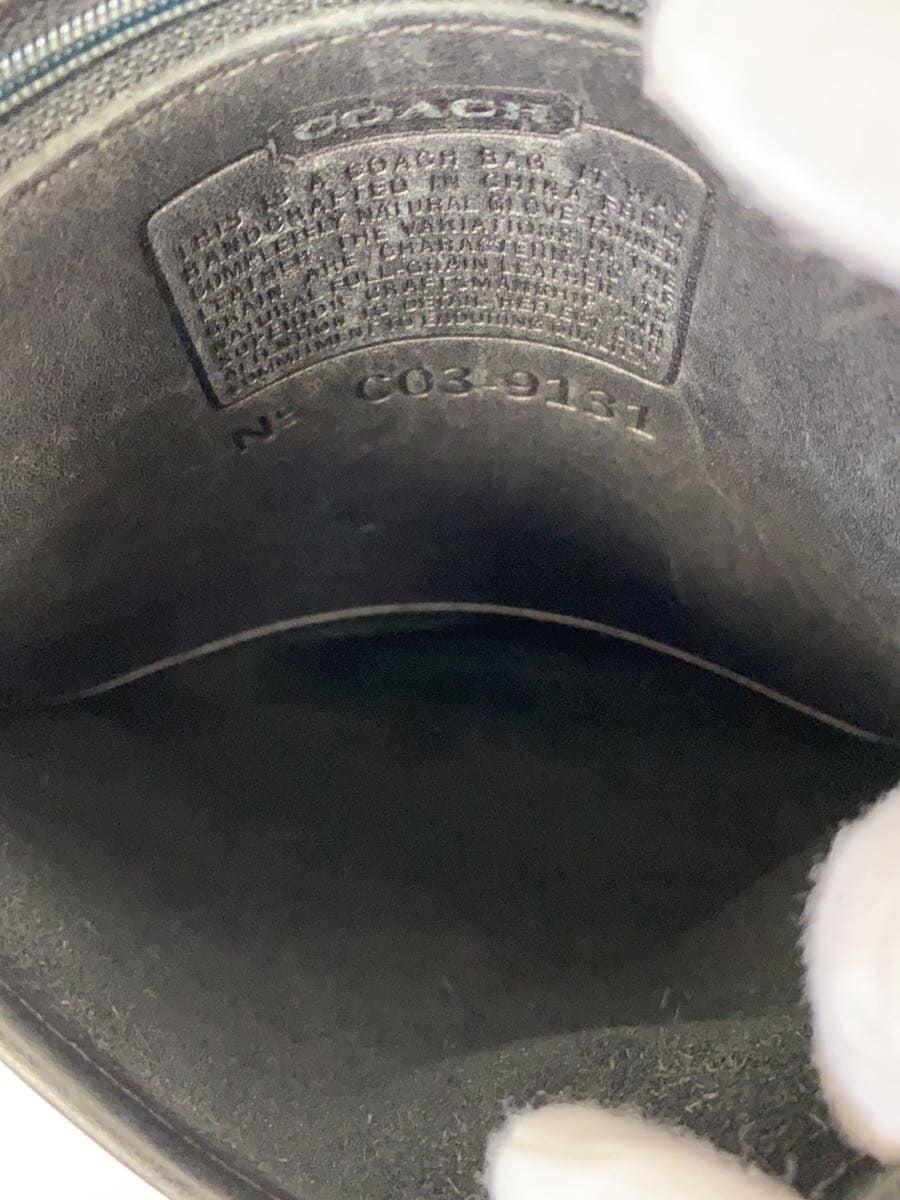 COACH Shoulder Bag Leather Black C03-9131 6