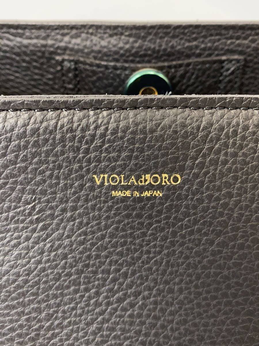 VIOLAd’ORO shoulder bag leather BLK 5